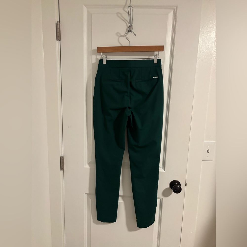 RLX RALPH LAUREN Eagle Nylon Stretch Pants Green Size 2 - Picture 8 of 13